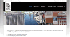 Desktop Screenshot of masterroofing.net